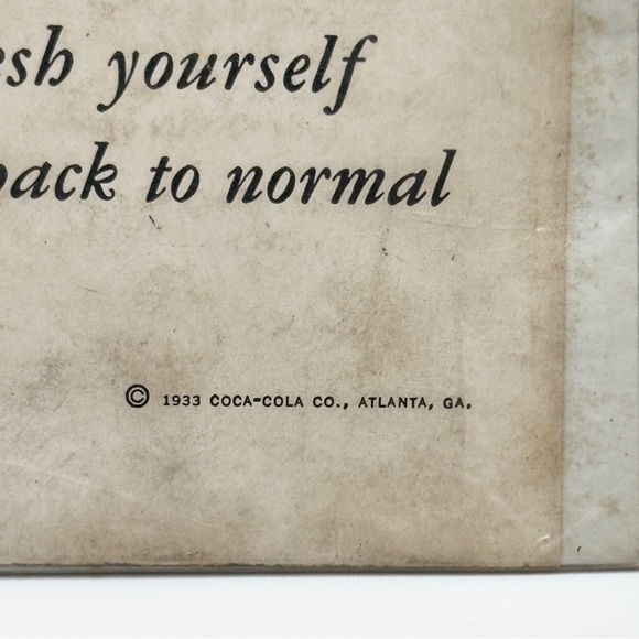 1933 Coca-Cola Vintage Style Ad Prints Lot of 2 Reproduction 8.5x11" - Picture 6 of 14